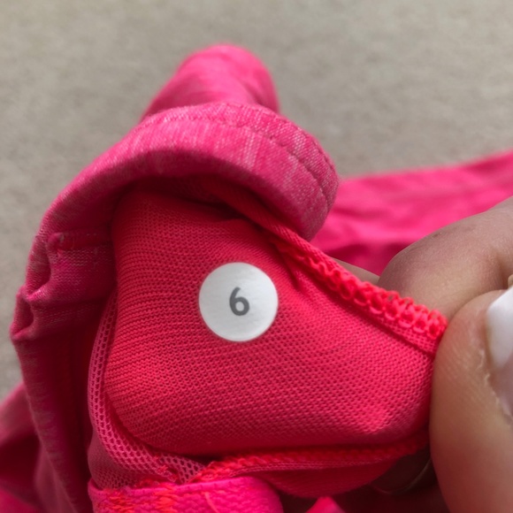 Lululemon Power Y Tank- Heathered Neon Pink- 6 - Picture 4 of 5